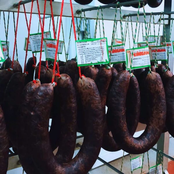 Morcilla de cebolla procedente de Embutidos Peñolite Jaén