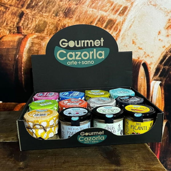 Gourmet Cazorla Pack Paté de 12 variado