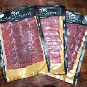 Comprar online Jamón cebo 50% ibérico envasado al vacío 125gr