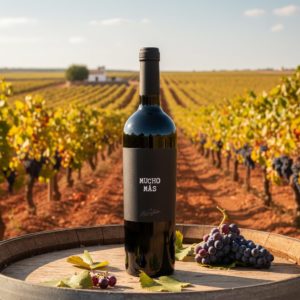 Mucho Más es un vino tinto español popular y asequible (aprox. 5-6€), elaborado por Félix Solís con Tempranillo, Garnacha y Syrah, destacado por su sabor afrutado, complejidad media y versatilidad. Con 14% vol. alcohol y crianza de 3-4 meses en roble, ofrece notas de frutas negras, vainilla y cacao, siendo ideal para tapas, carnes y quesos.