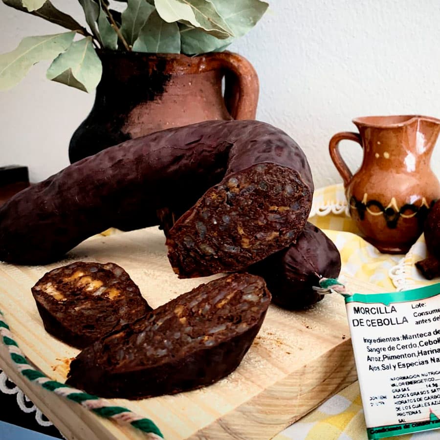 Morcilla negra de cebolla Peñolite.