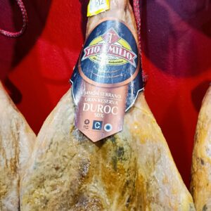 JAMON GRAN RESERVA DUROC PEZUÑA NEGRA MAS DE 8 KILOS