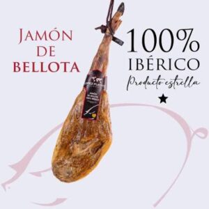 JAMON IBERICO BELLOTA 100 % BRIDA NEGRA